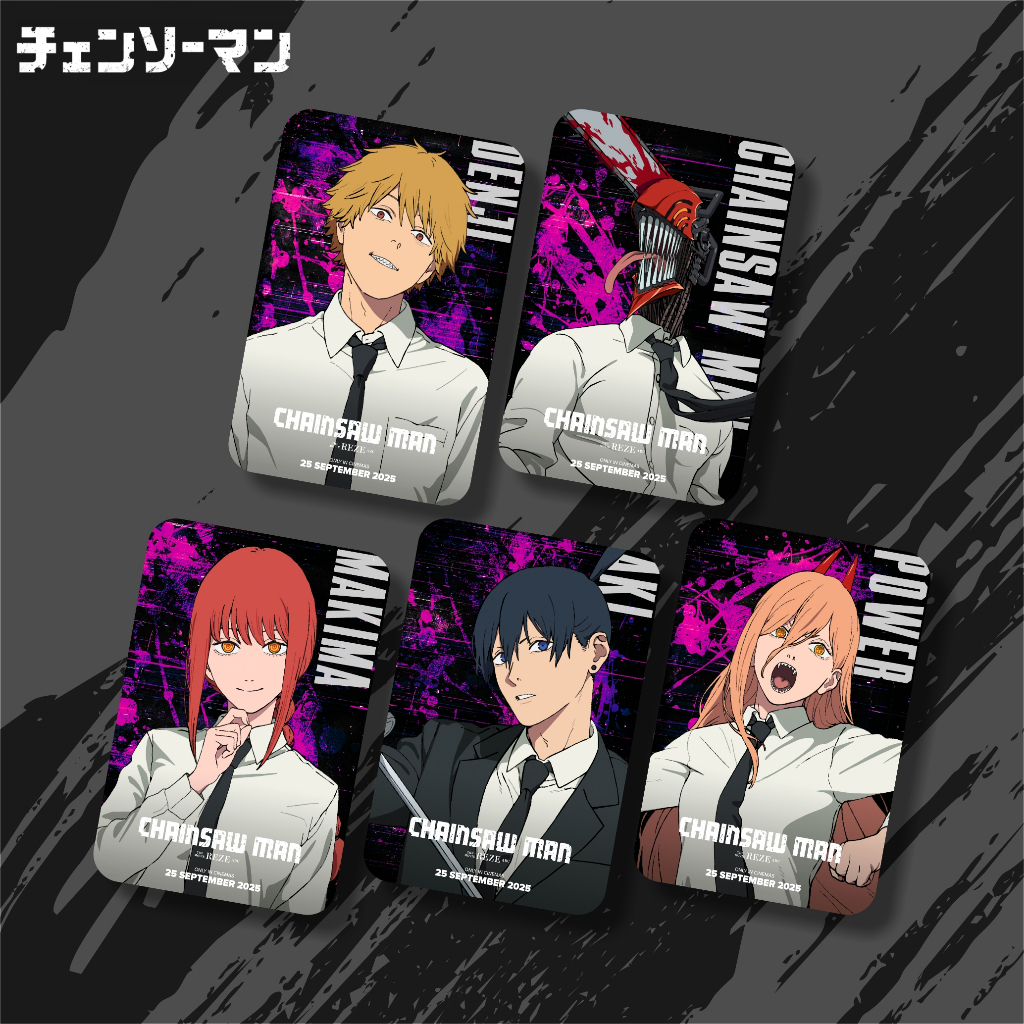 Set Koleksi Photocard Anime Chainsaw Man ChainsawMan CSM PC