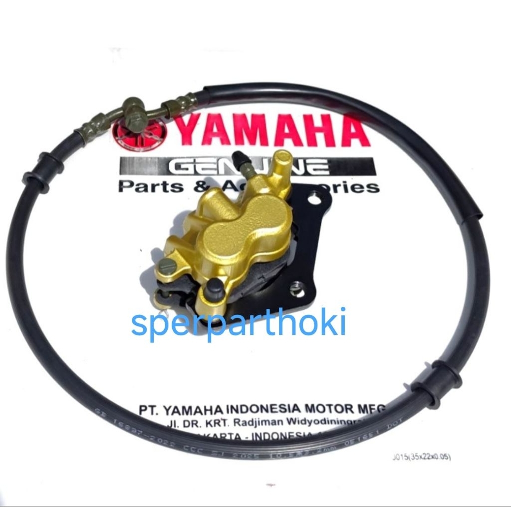 selang rem plus kaliper depan yamaha vixion,byson,r15 v2,mx king 150 2piston
