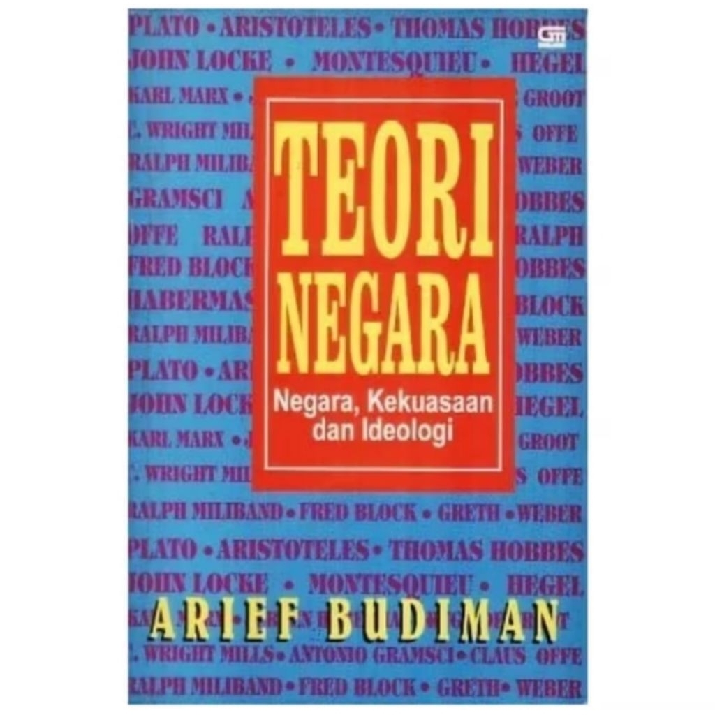 buku TEORI NEGARA negara kekuasaan dan ideologi - Arief Budiman