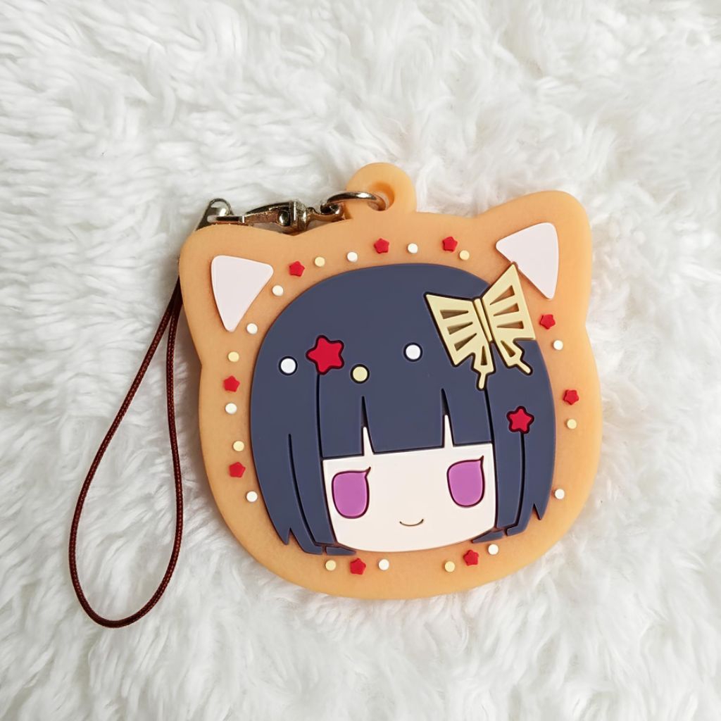 BUNGOU STRAY DOGS Official Akiko Yosano Cookie Rubber Strap Keychain Merch