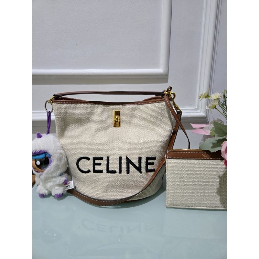CEL*NE CANVAS BUCKET BAG