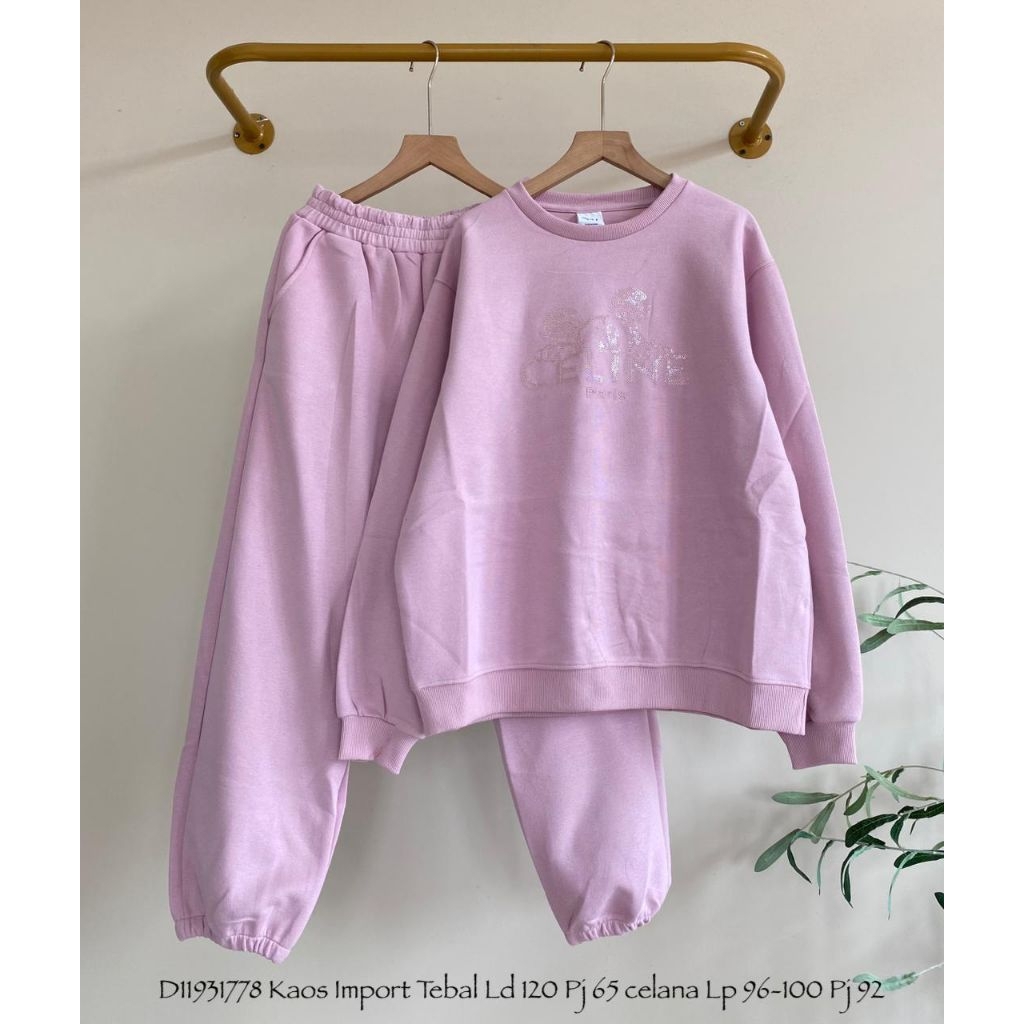 Real pic ORIGINAL dan TERMURAH Stelan Jumbo kaos PREMIUM IMPORT / Stelan Hoodie tebal Premium Bangko