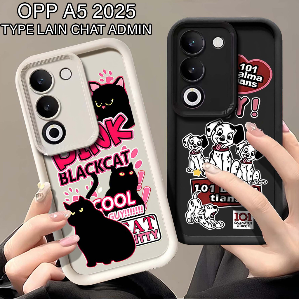 Softcase Rubber Timbul Oppo A5 2025 - Casing Oppo A5 2025 - Case Hp Oppo A5 2025 - Softcase Pro Came