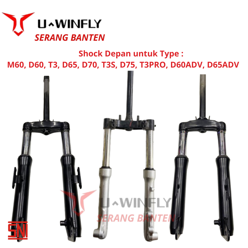 Shockbreaker Depan Uwinfly Original T3/T60/M60/D60/D70/T3S/D65/D75/D66A/T3 Pro/D60Adv/D65Adv Origina