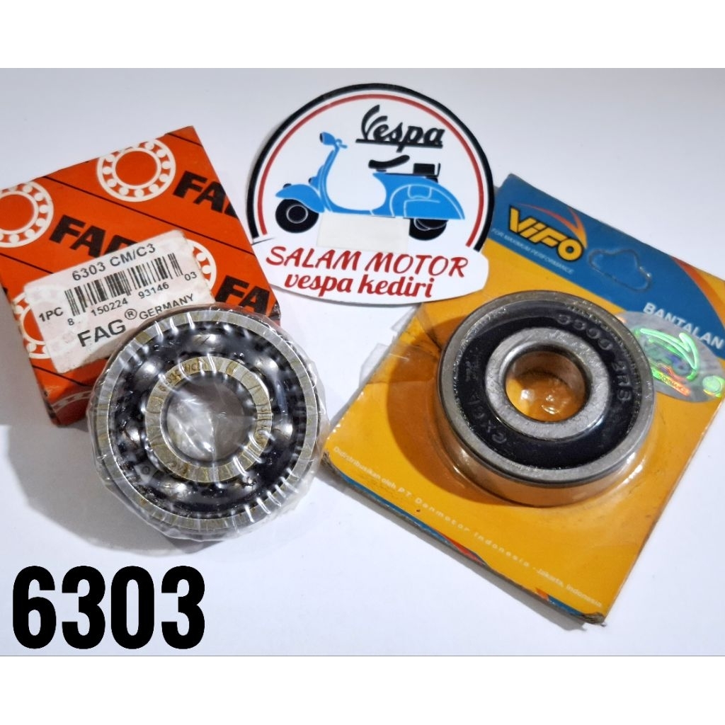 bearing laher as kruk 6303 vespa corsa Pts 90sp VIFO FAG