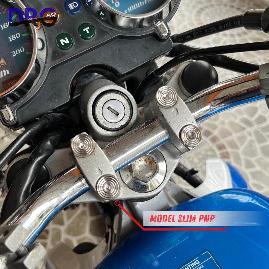 Baut L Raiser M8 Baut12 Ninja R SS CB150R RX King Vixion Stainless Slim Presisi Panjang 4cm