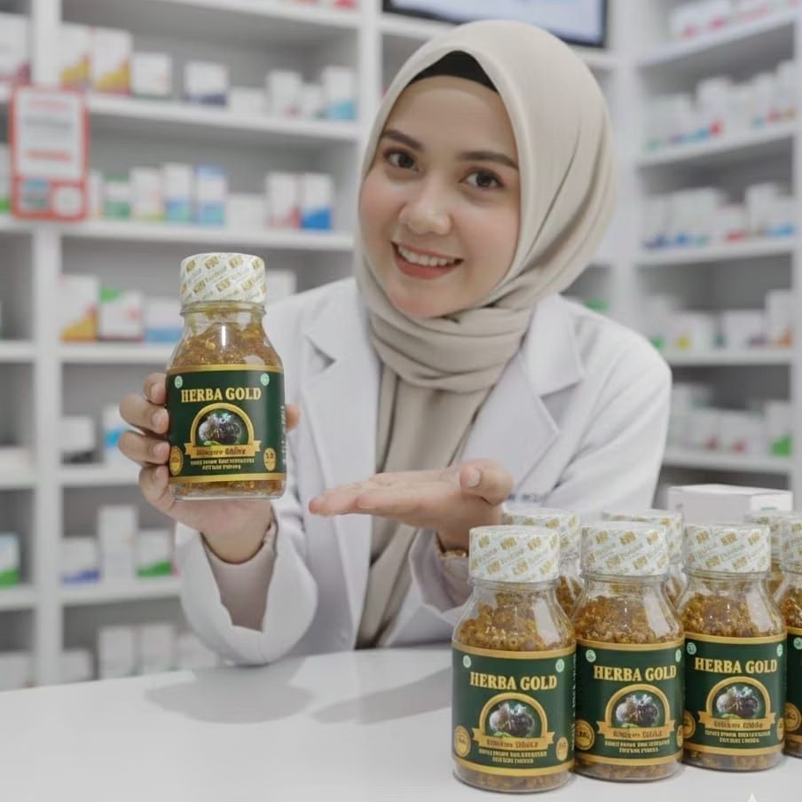 Herba Gold SAB 200 Kapsul | Black Garlic - Habbatusauda - Propolis - Zaitun