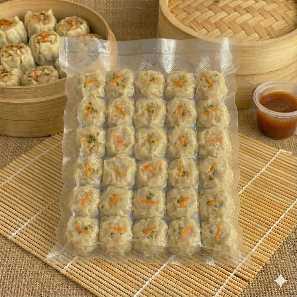 @CimahparBogor Dimsum Ayam Vacuum Isi 30pcs + Saos Frozen Halal