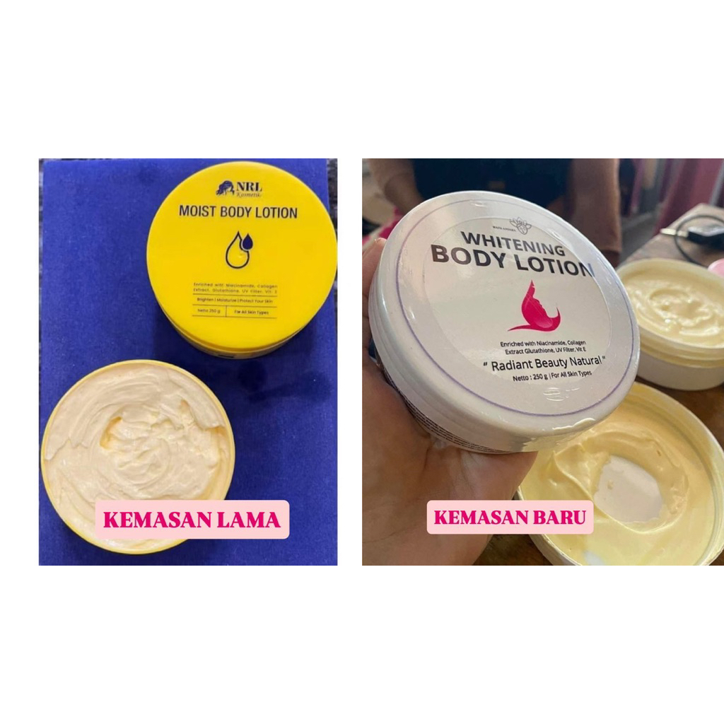 NRL Moist Hb lotion berubah jadi NRL Hb putih andara