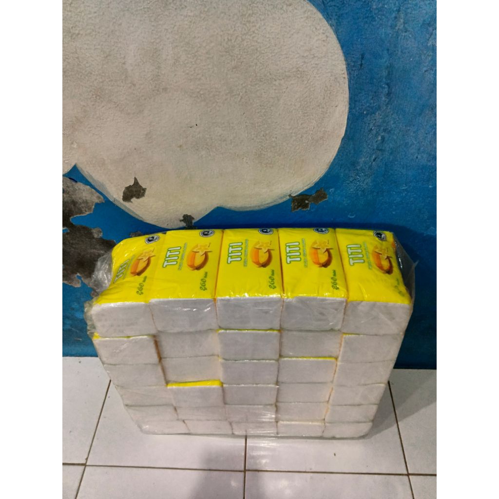 Tisu Titi Facial Kuning 1 Bal Harga Grosir