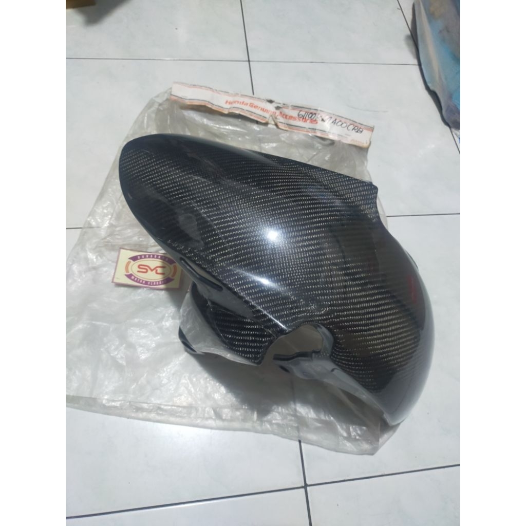 61100-K64-A000CBR SPAKBOR SLEBOR DEPAN CARBON CBR 250RR ORI ACCESORIES AHM