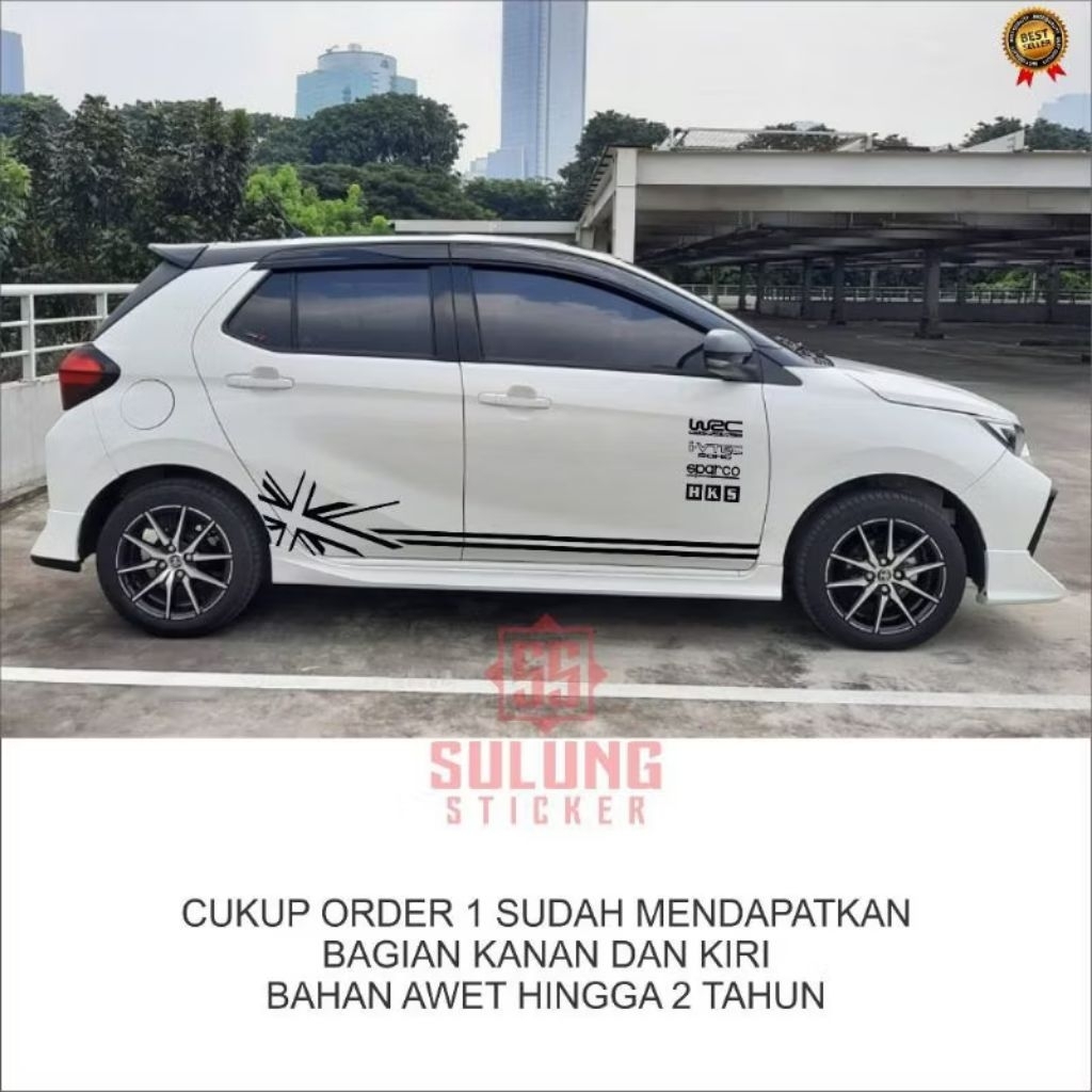 Sticker mobil Ayla Agya sticker list terlaris mobil ayla stiker mobil Ayla Agya keren terbaru