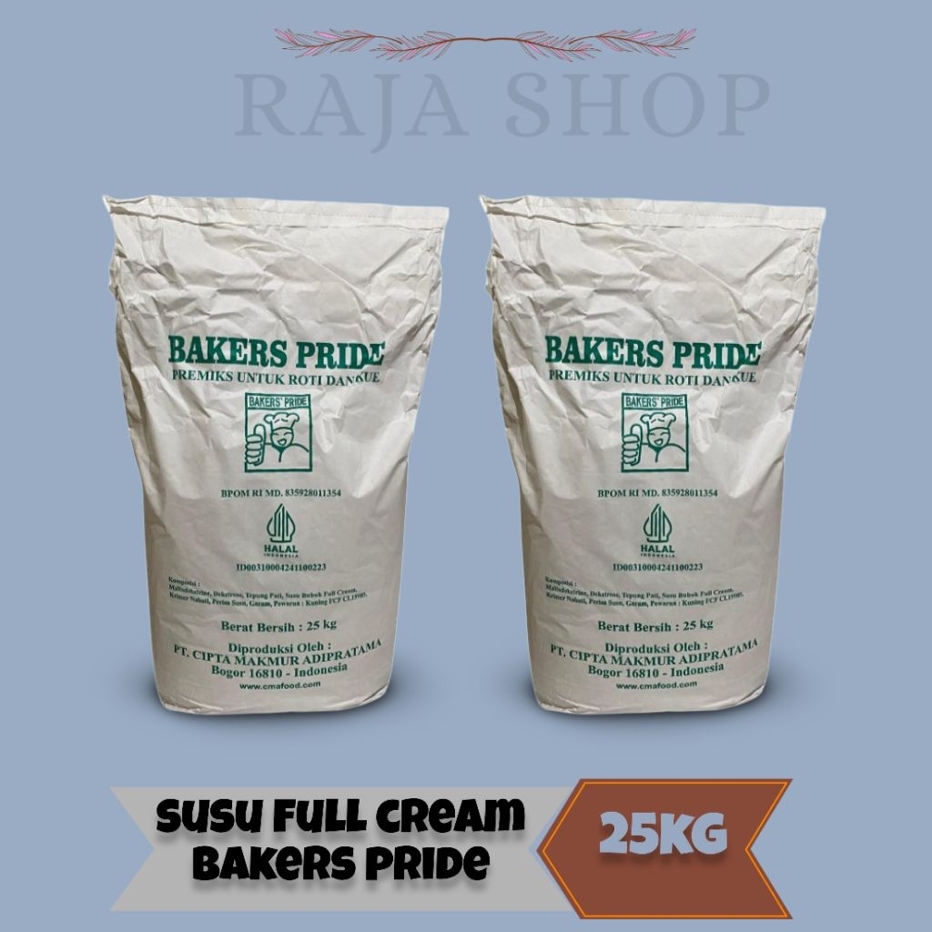 REPACK FULL CREAM BAKERS PRIDE 1KG/premix kue/susu bubuk