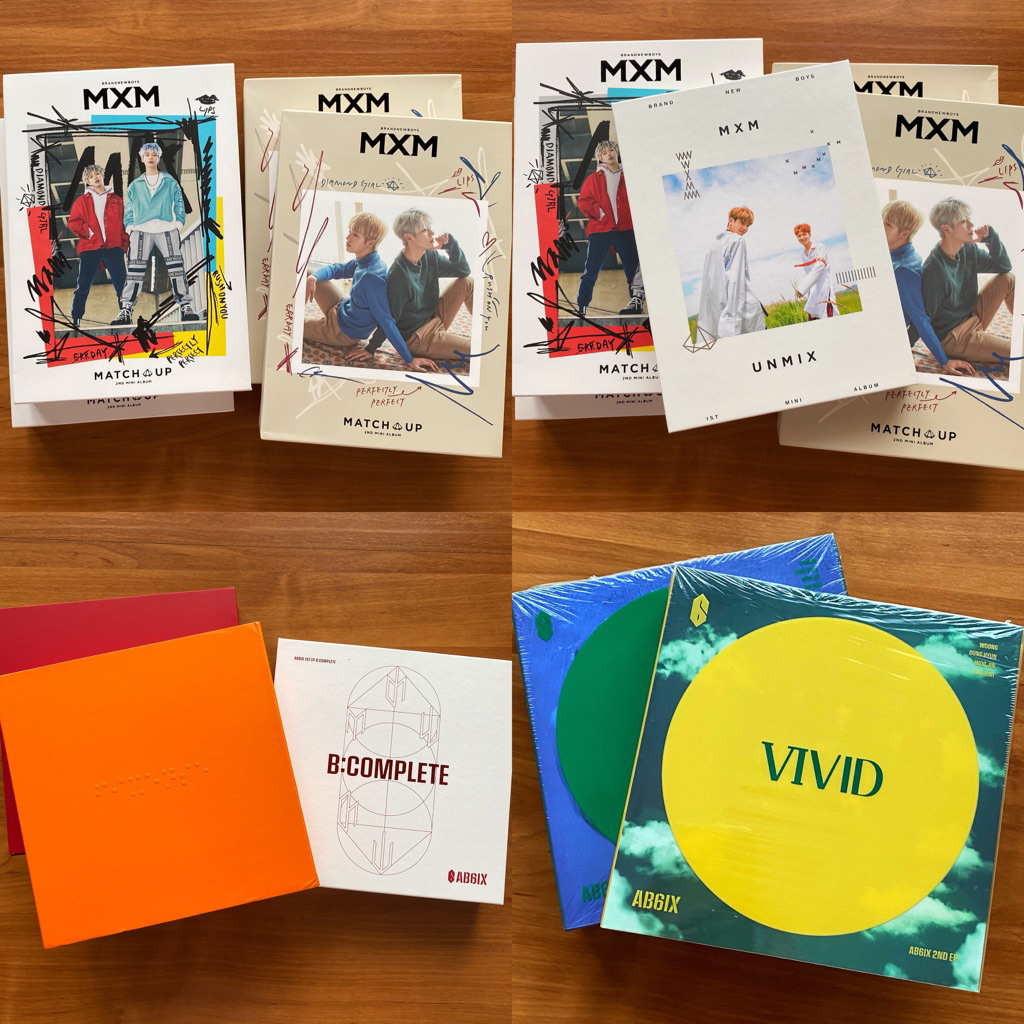 [ALBUM ONLY / UNSEALED] AB6IX / MXM PHOTOCARD (WOOJIN / DAEHWI / DONGHYUN / YOUNGMIN / WOONG) UNMIX 