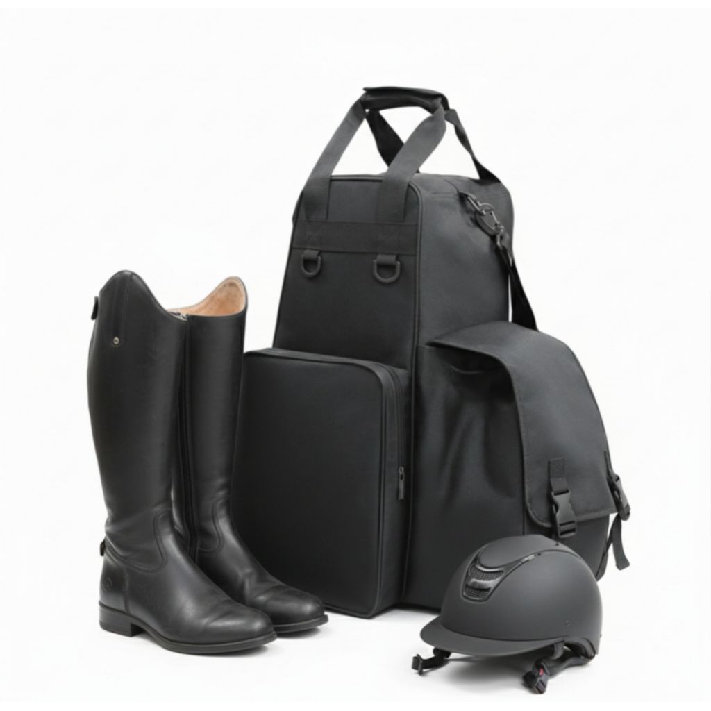 tas helm dan boots berkuda tas perlengkapan berkuda yas equestrian