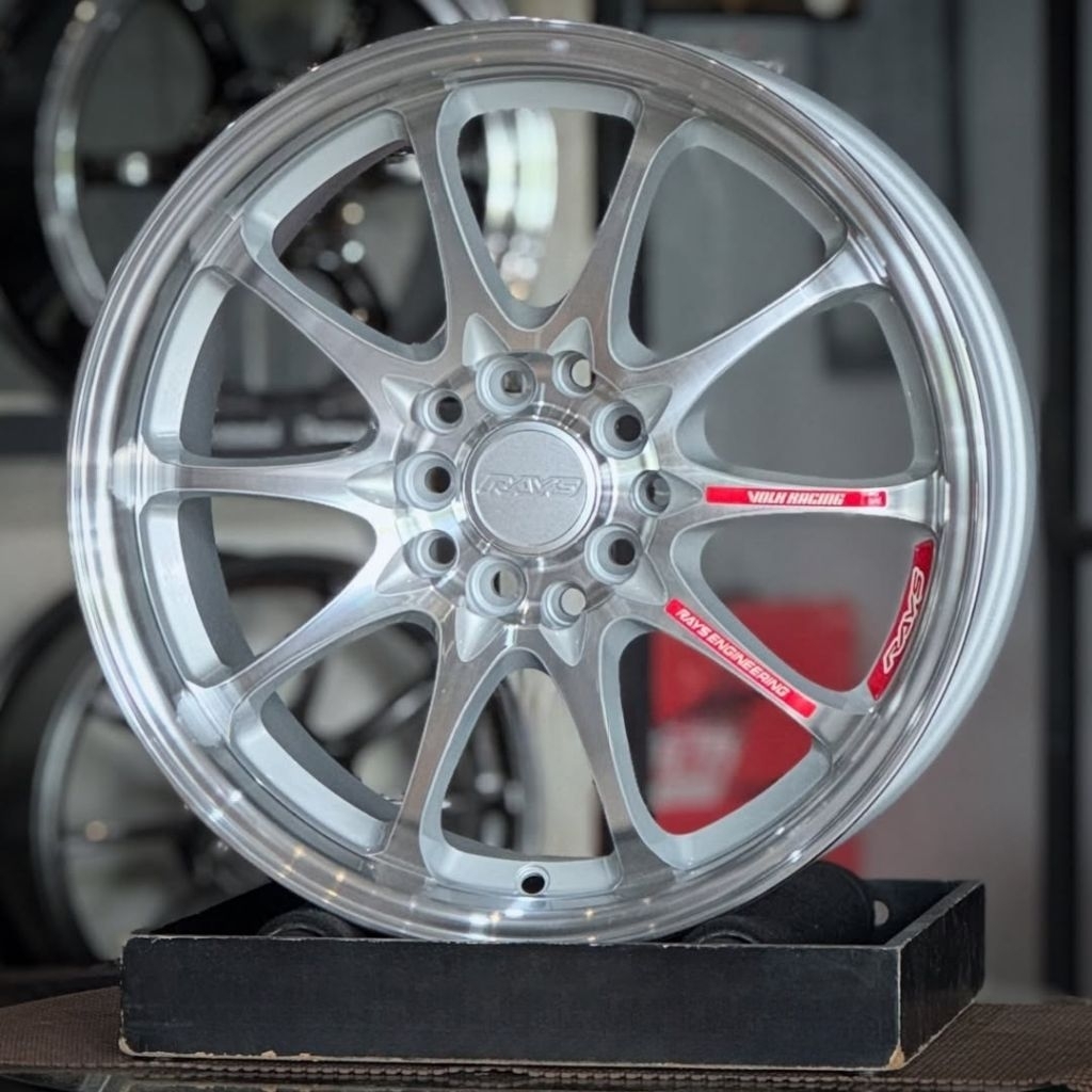 velg mobil ring 16 VOLKRAYS CE28 PCD 5X100 - 5X114,3 LEBAR 7 velg racing r16 Veloz xenia Avanza Alti