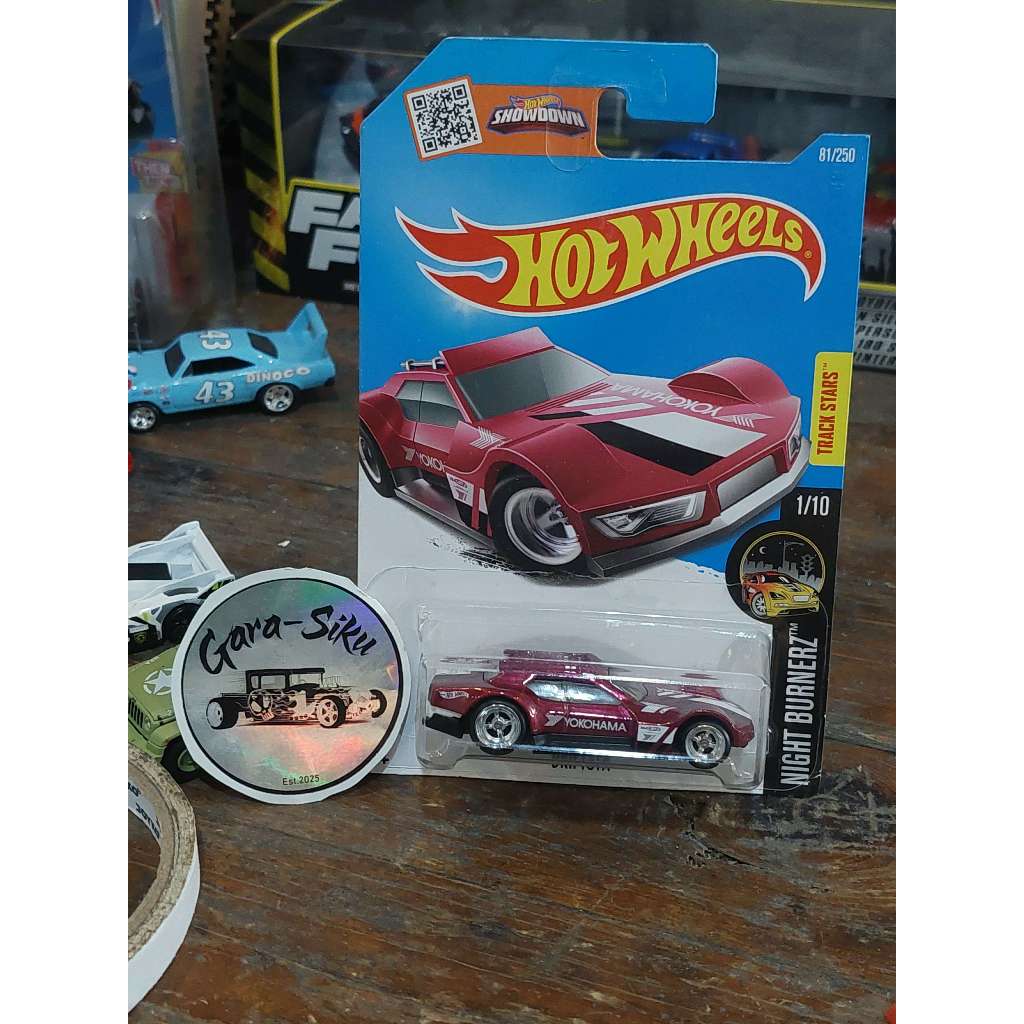 HOT WHEELS SUPER TREASURE HUNT DRIFTSTER NIGHT BURNER 2015