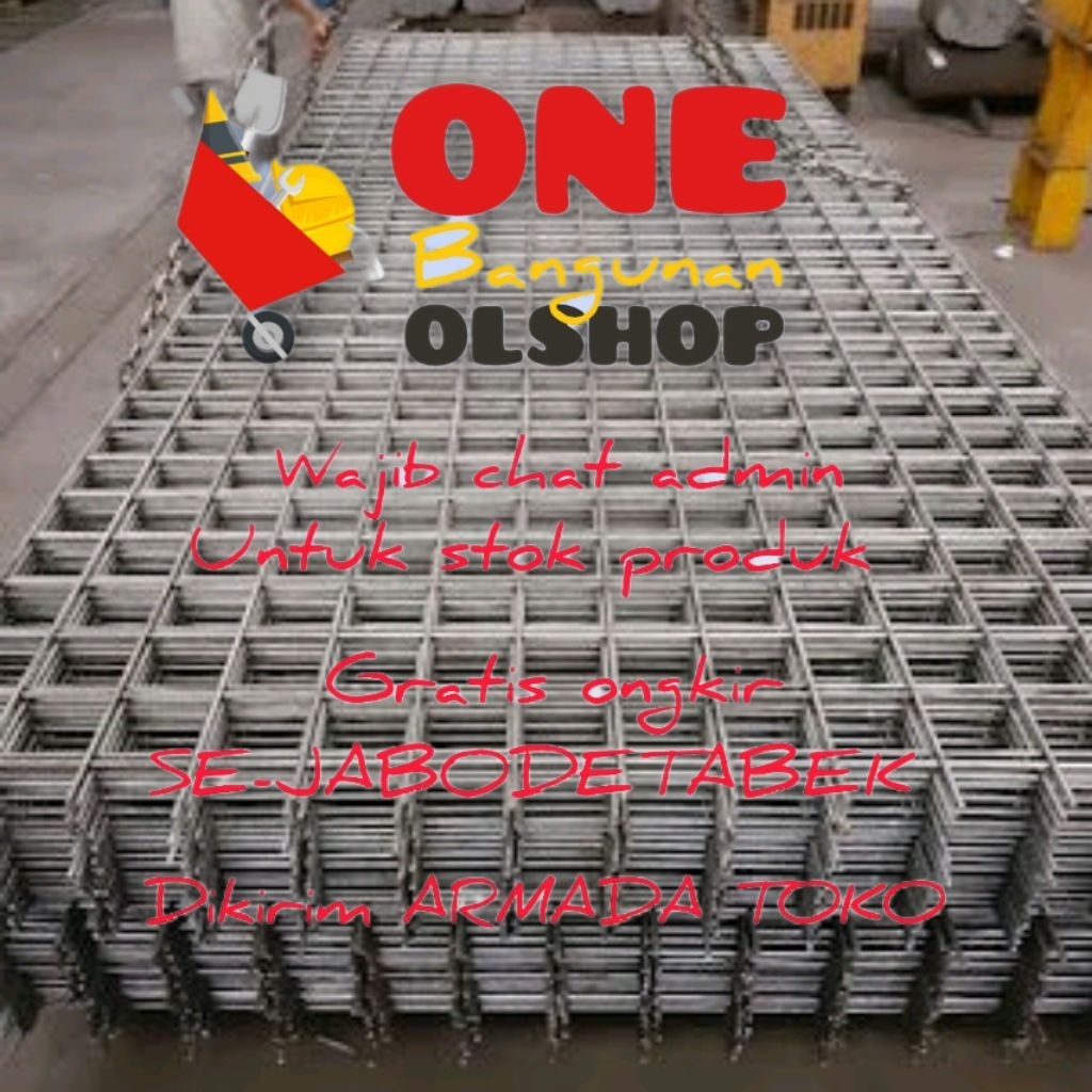 wiremesh m10  790 ribu perlembar kokoh tahan lama