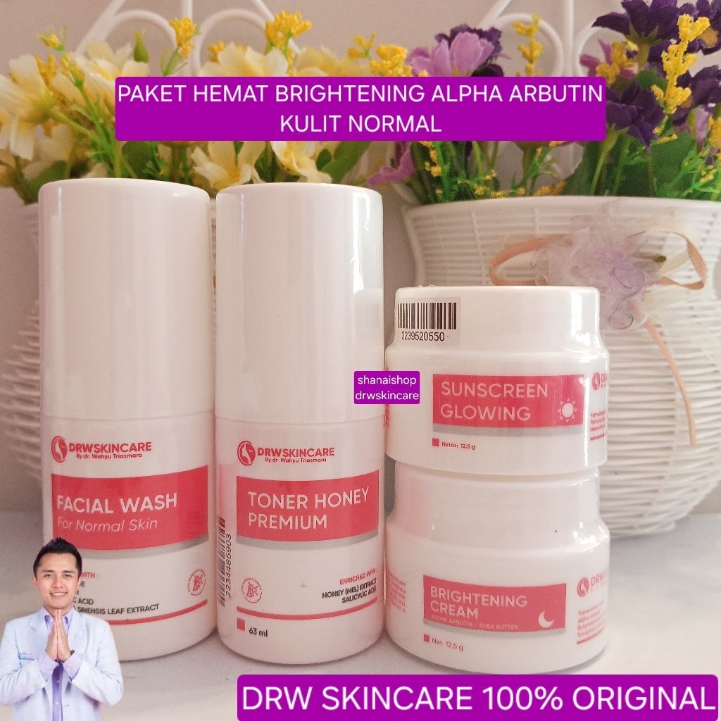 PAKET HEMAT BRIGHTENING FLEK HITAM DRW SKINCARE