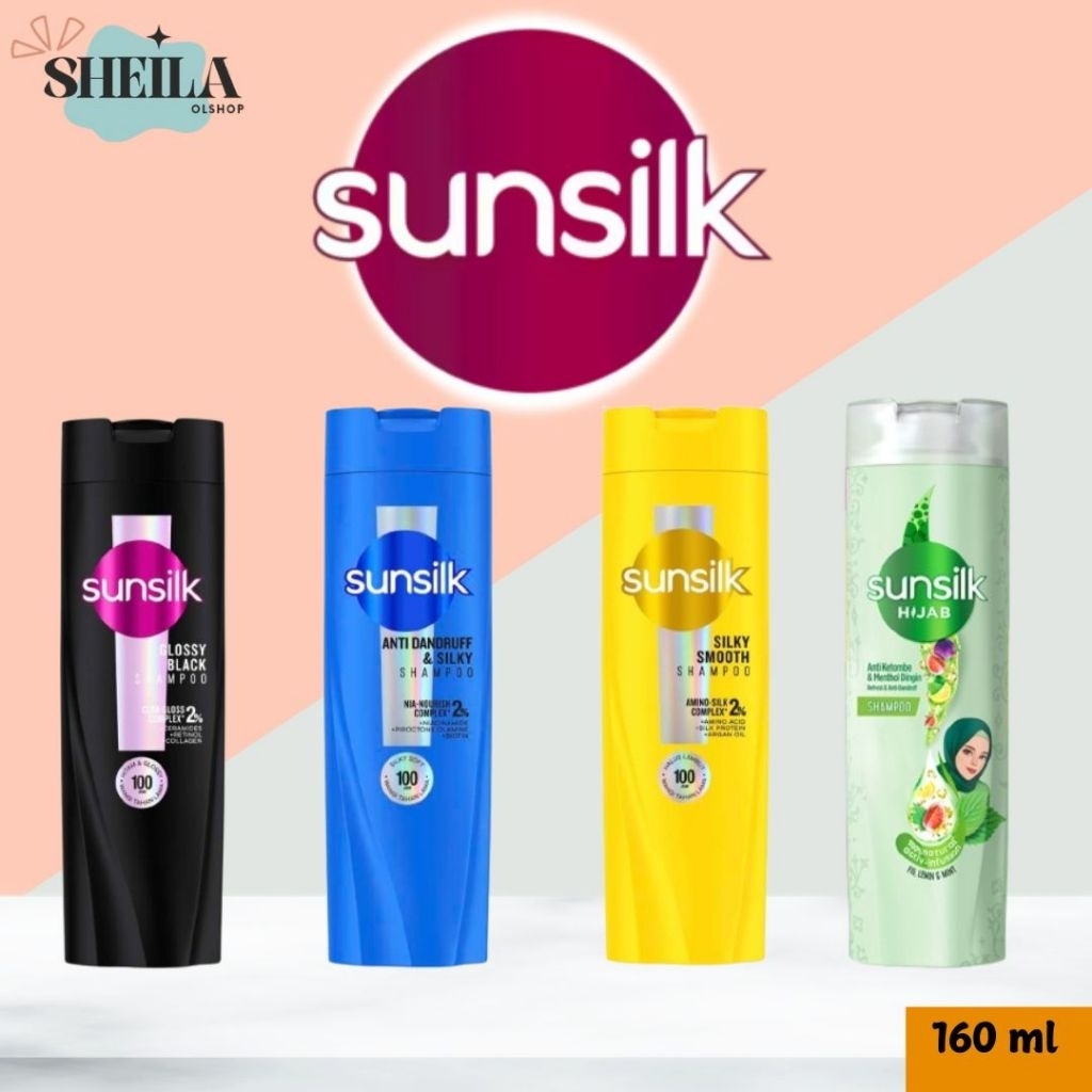 Sunsilk Shampo Botol 160ml