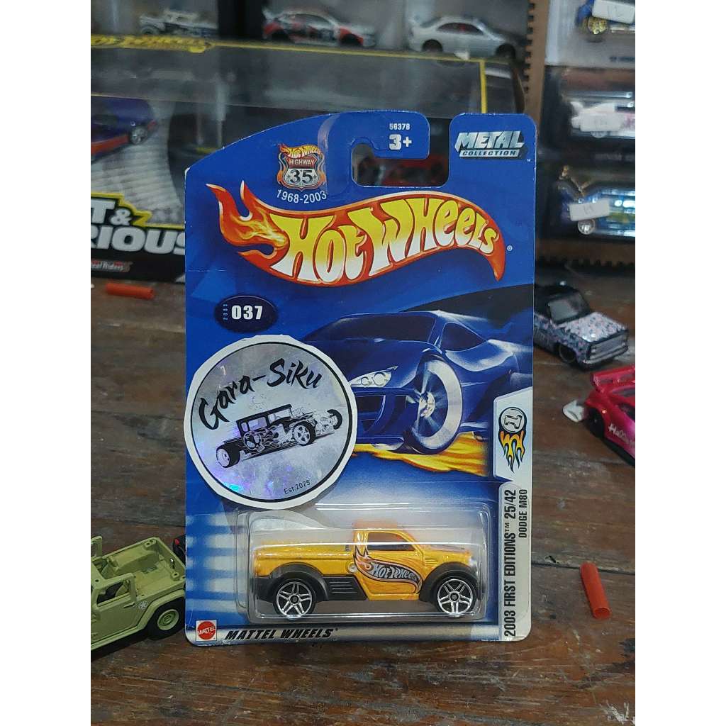 HOT WHEELS BLUECARD DODGE M80 2003 FIRST EDITION HOT WHEELS HIGHWAY 35