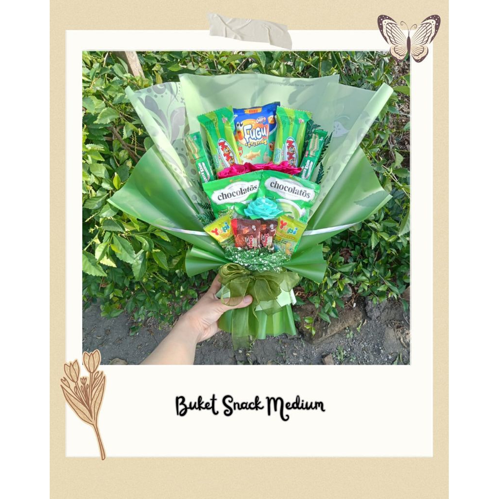 Buket Snack Medium Buket Snack Wisuda Sederhana Buket Snack Lucu Buket Snack Saja Area Kota Jogja