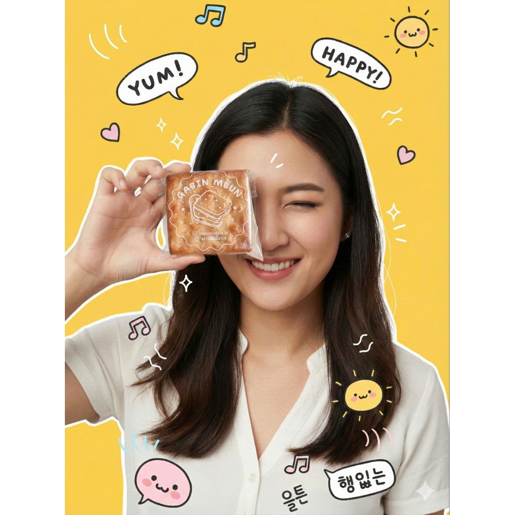 Kue Gabin Tape Susu Premium Isi 10