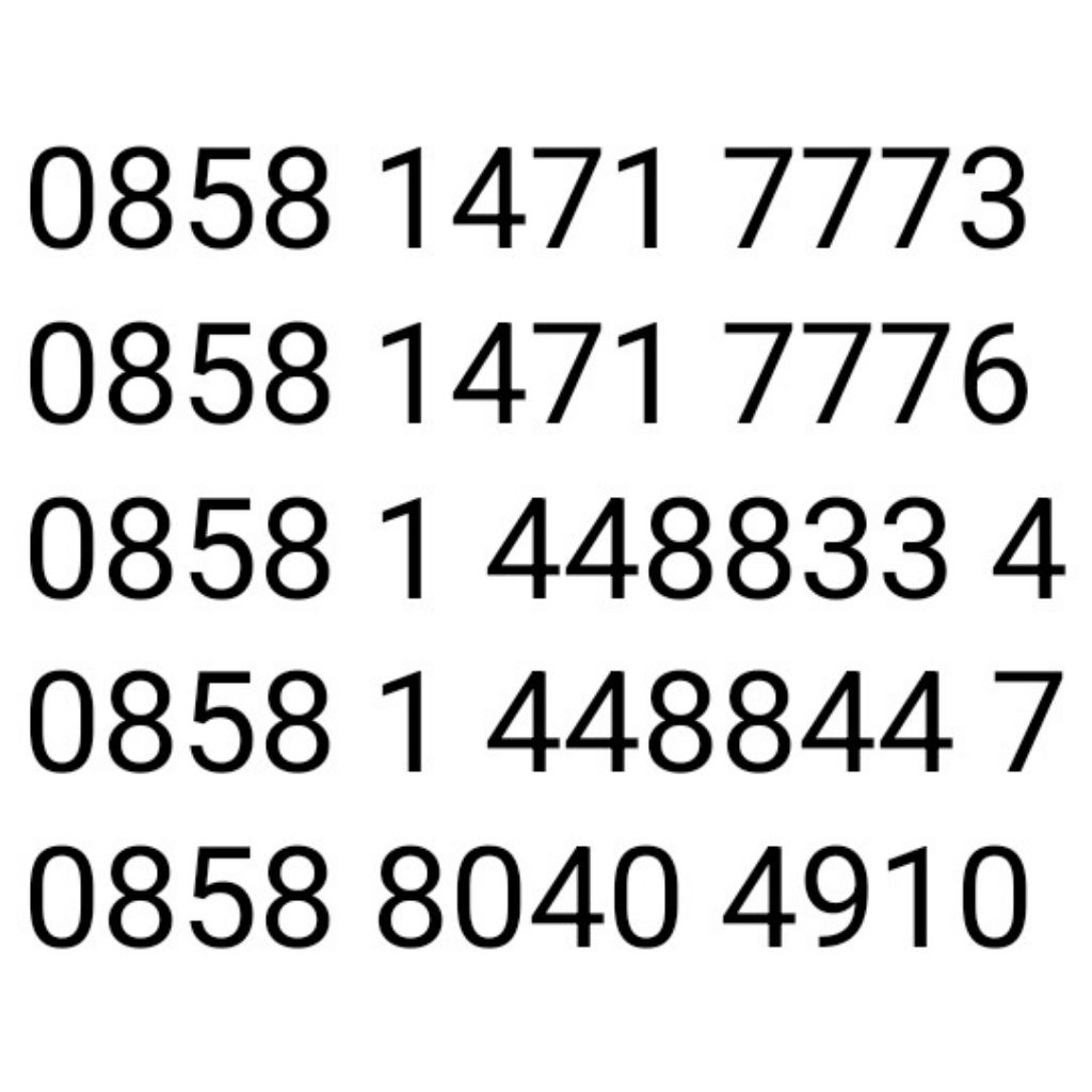 Nomor Cantik Indosat Kartu perdana M3 IM3 12 Digit BUKAN 10 nomor 11 angka Harga murah termurah