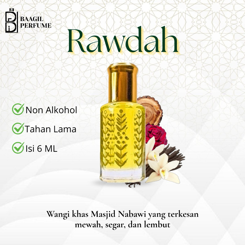 parfum raudhah/raudhah/bibit parfum raudhah/parfum oles by Baagil parfum