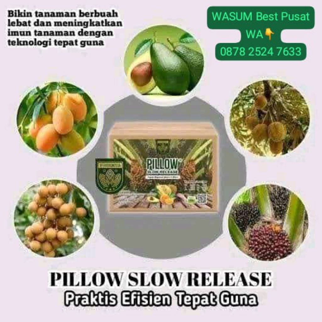 PUPUK AJAIB PILLOW SLOW RELEASE SAWIT ORIGINAL BARCODE