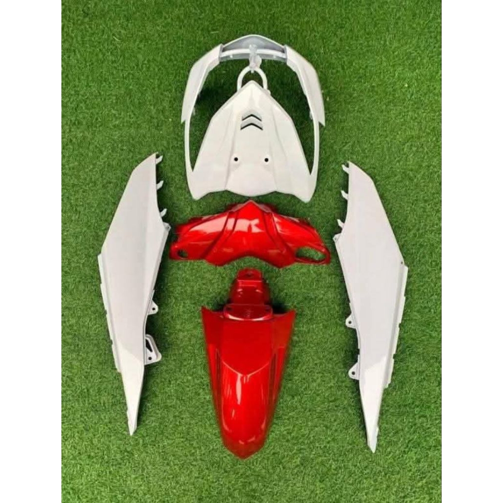 full set body halus beat fi warna putih merah