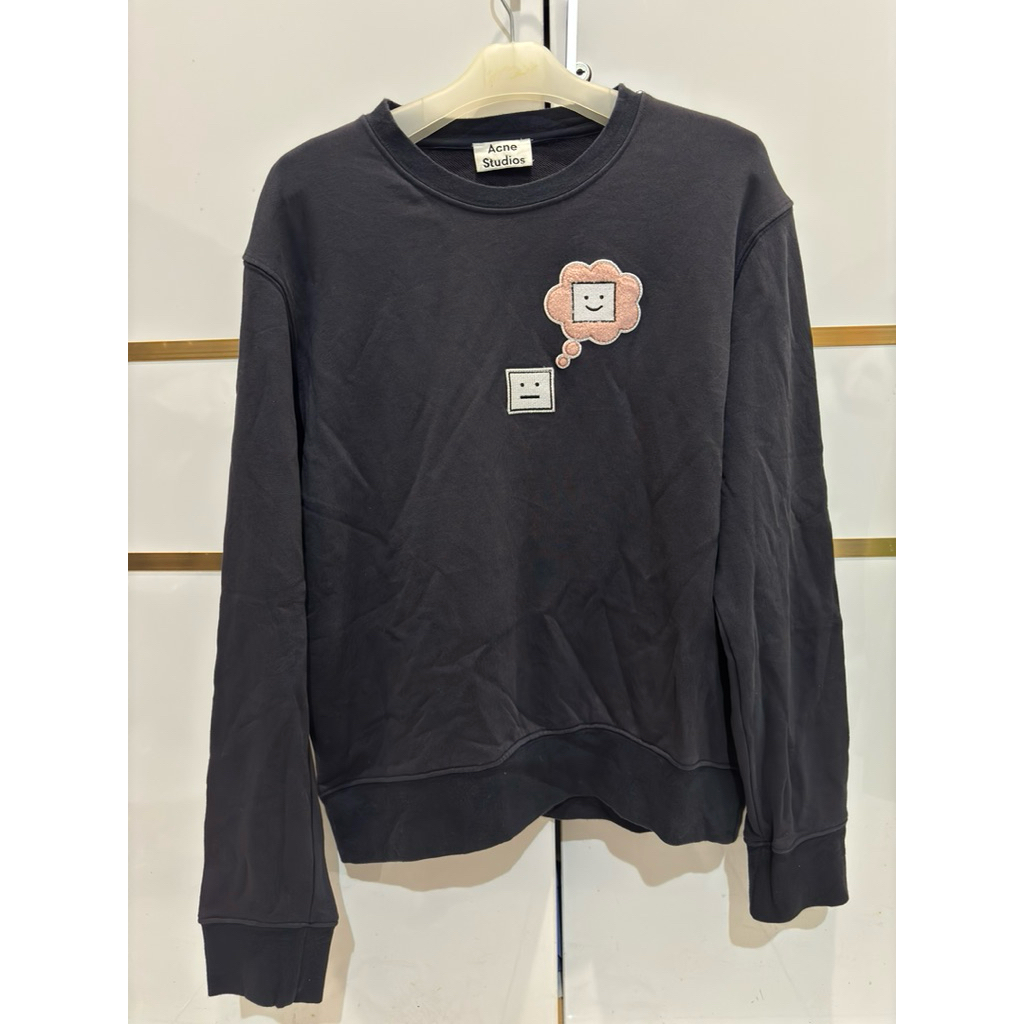 Crewneck baju lengan panjang Acne Studios art jarang