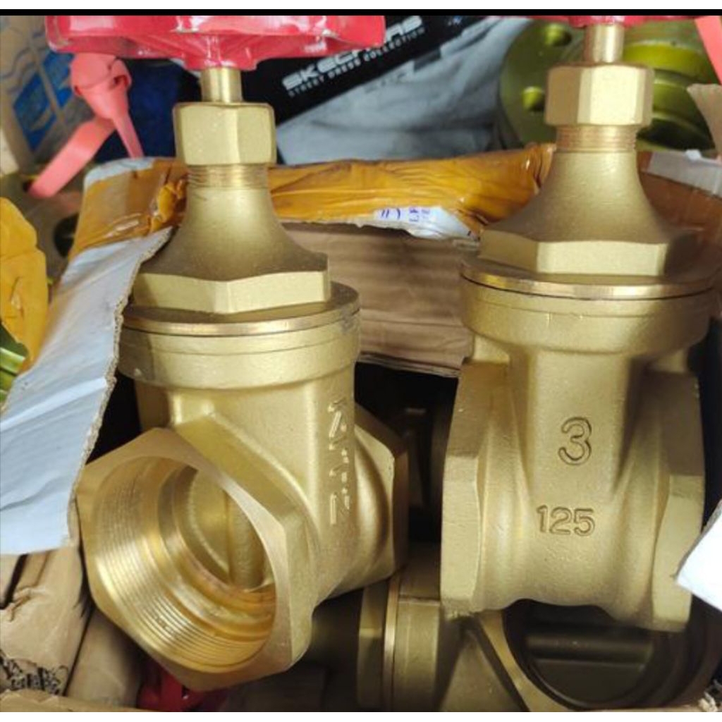 Gate valve KITZ 3" inch kuningan
