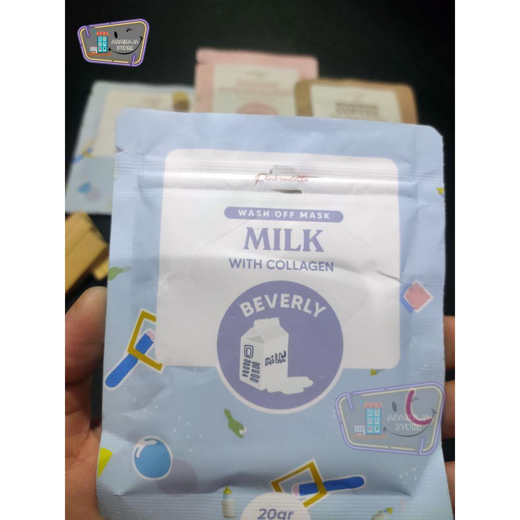 PinkRoulette Masker Organic Travel Pack 20Gr (MILK)