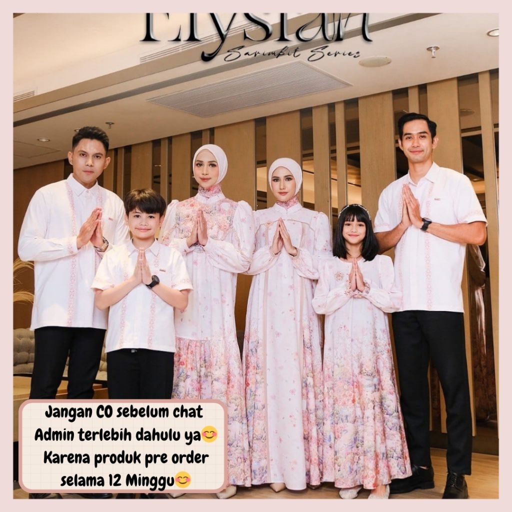 Dream elysian sarimbit lebaran 2026 by Aden Signature OPEN PRE ORDER (READY FEBRUARI 2026) Family se