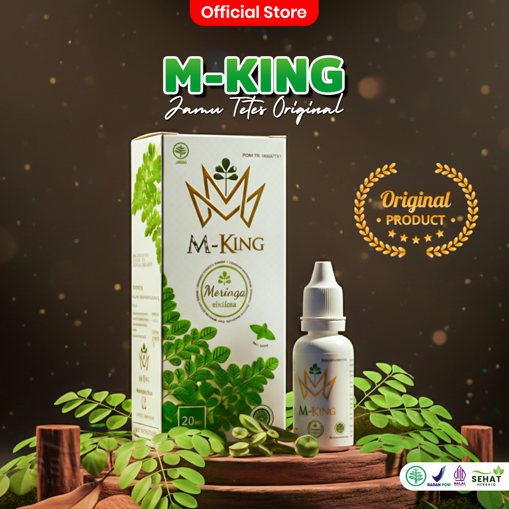 M-King Jamu Tetes Herbal Original BPOM dan MUI