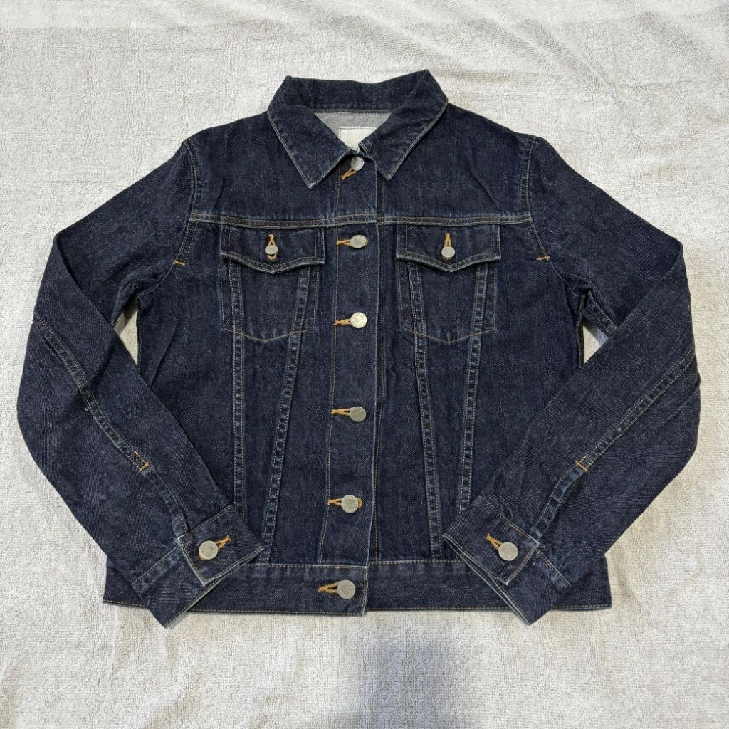Jacket denim wanita selvedge