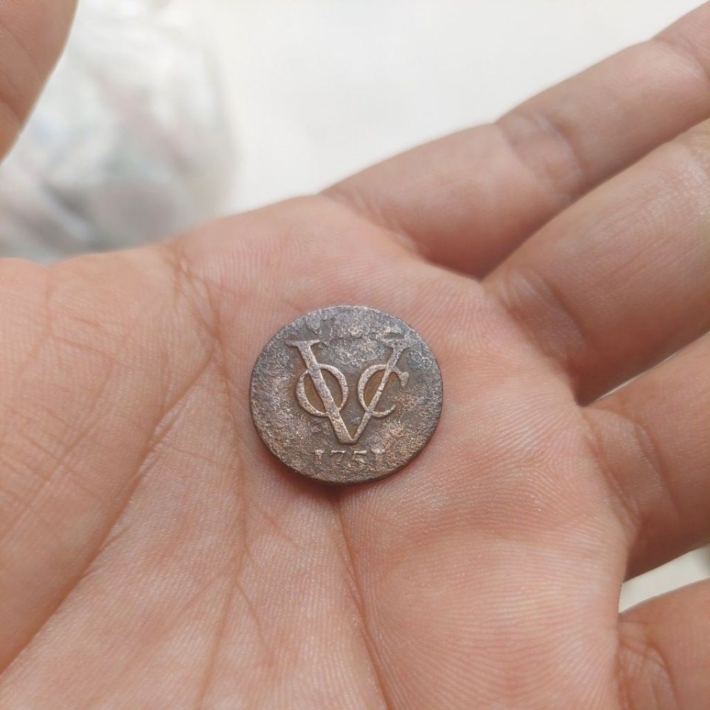 Koin voc Holland 1751. Vf
