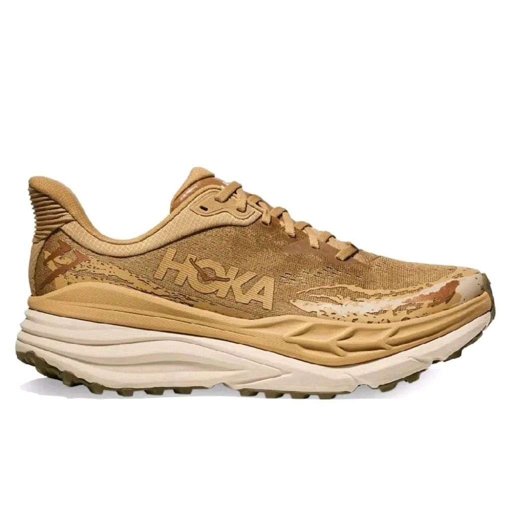 Sepatu Lari Hoka Stinson 7 Cream Running Trail Hiking Pria Wanita