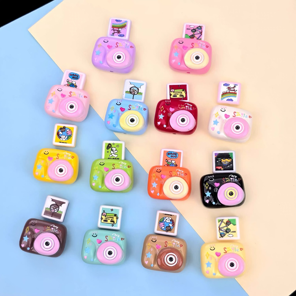 [1set-kamera dan foto] Manik akrilik kamera dan foto