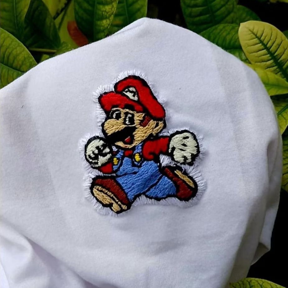 embroidery patch karakter, patch bordir sulam