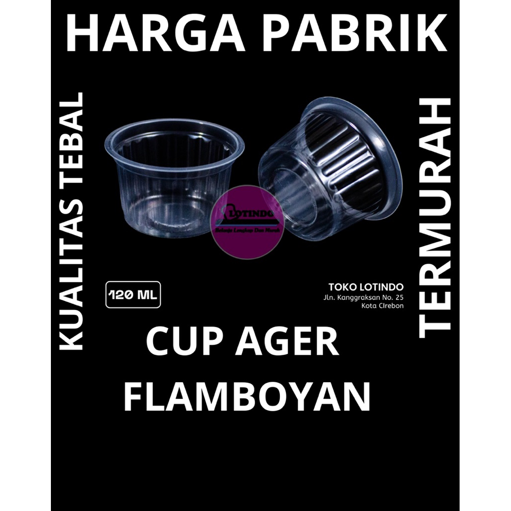 1 BOX cup jelly 120ml / Cup pudding / Cup Ager 120ml