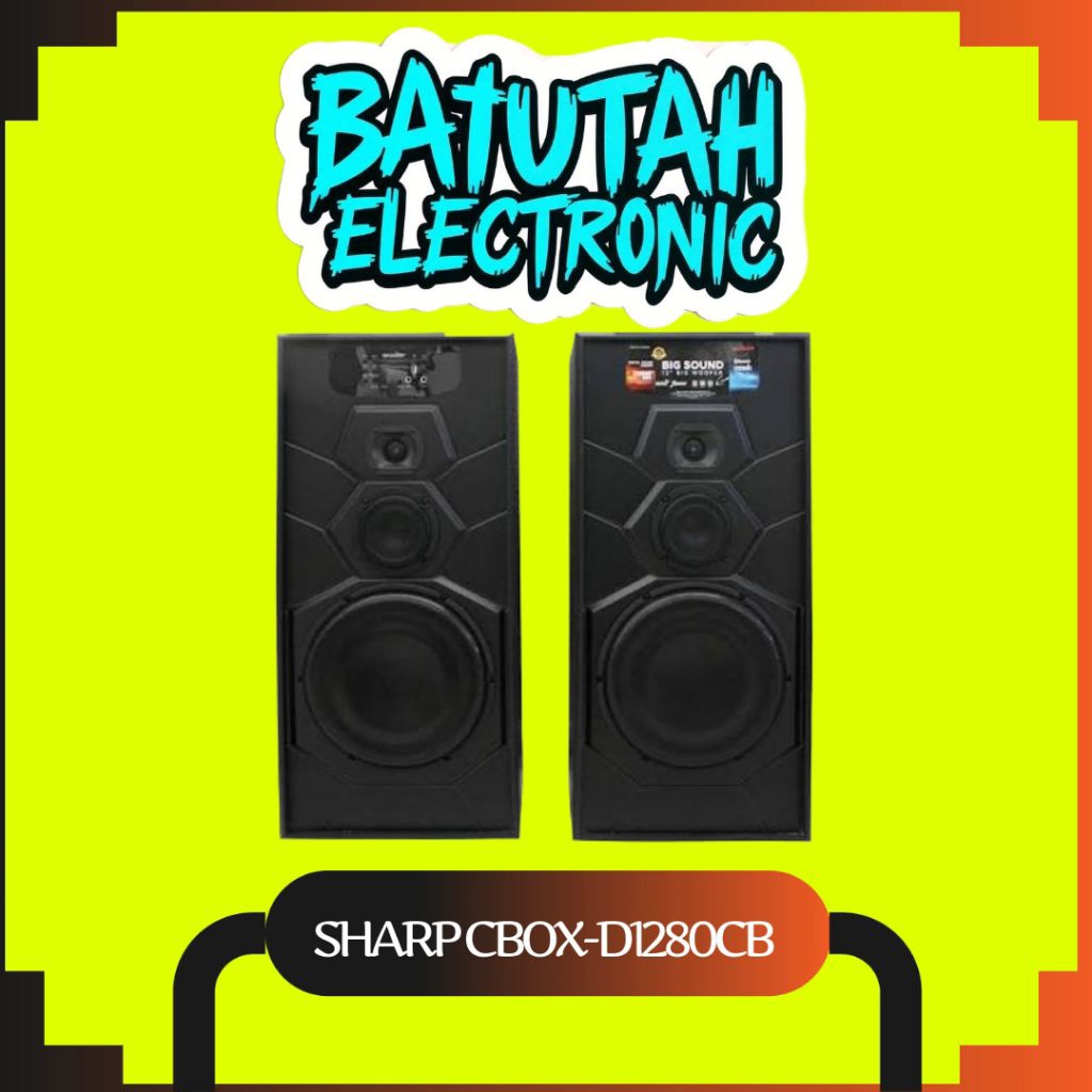 SHARP SPEAKER AKTIF
CBOX-D1280CB