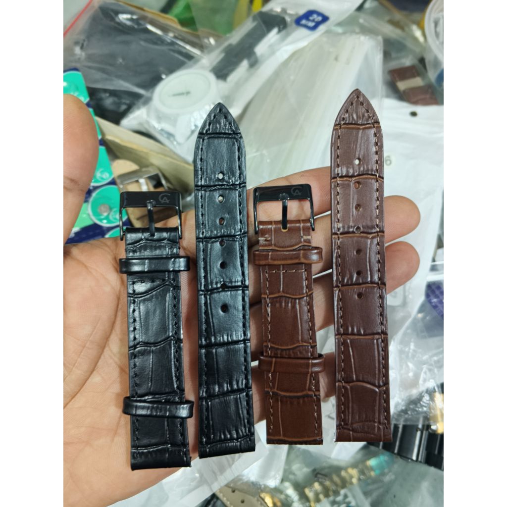 Strap Tali Jam Tangan AC Kulit Tipis Cewek Alat Servis Jam Tangan