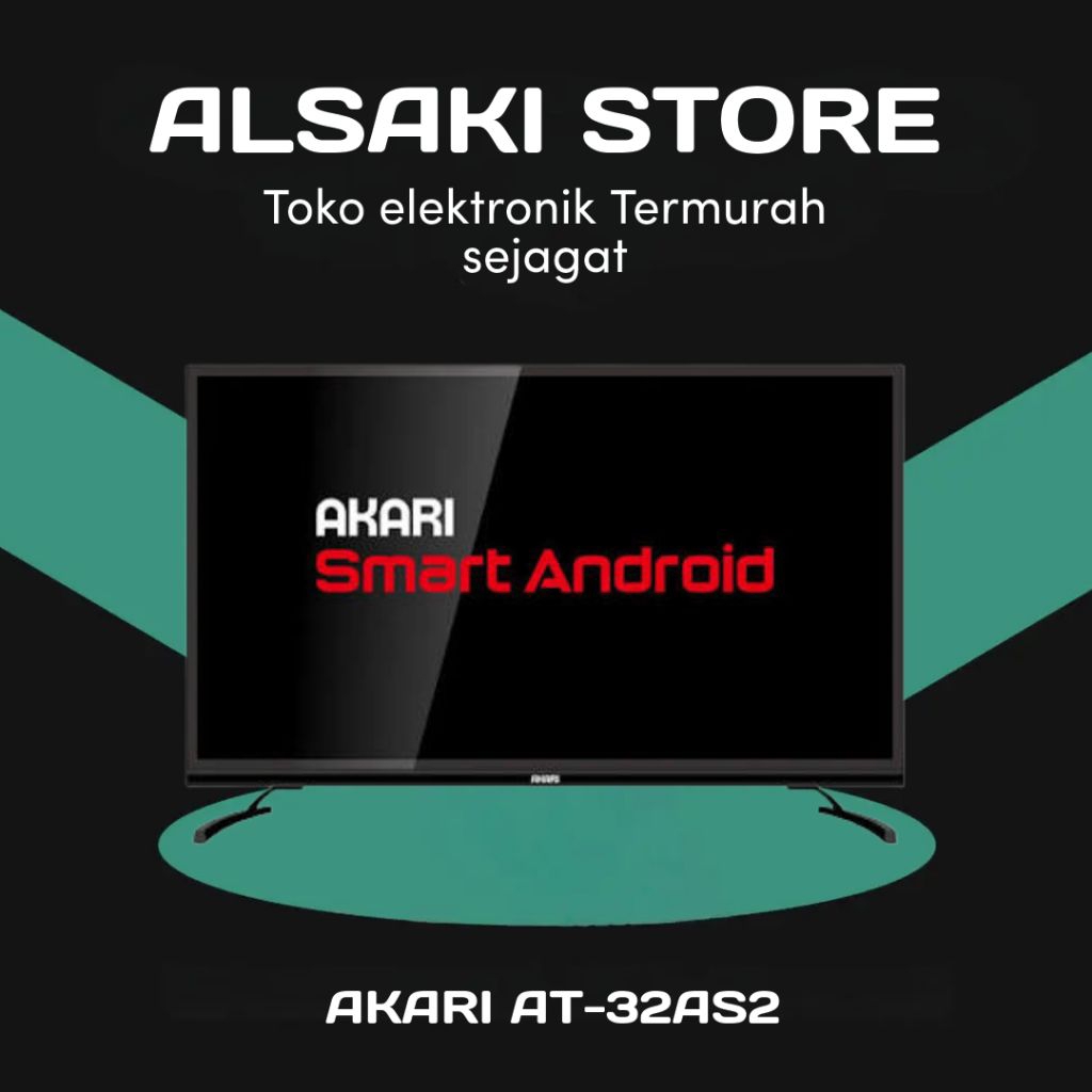 AKARI 32 Inch HD Ready Smart Android TV AT-32AS2