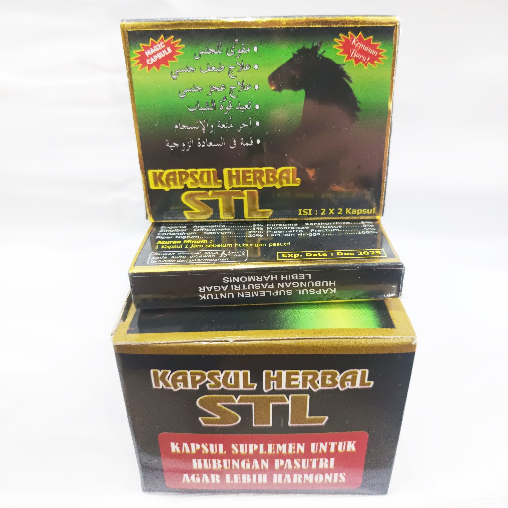Kapsul herbal STL Stamina Pria dewasa