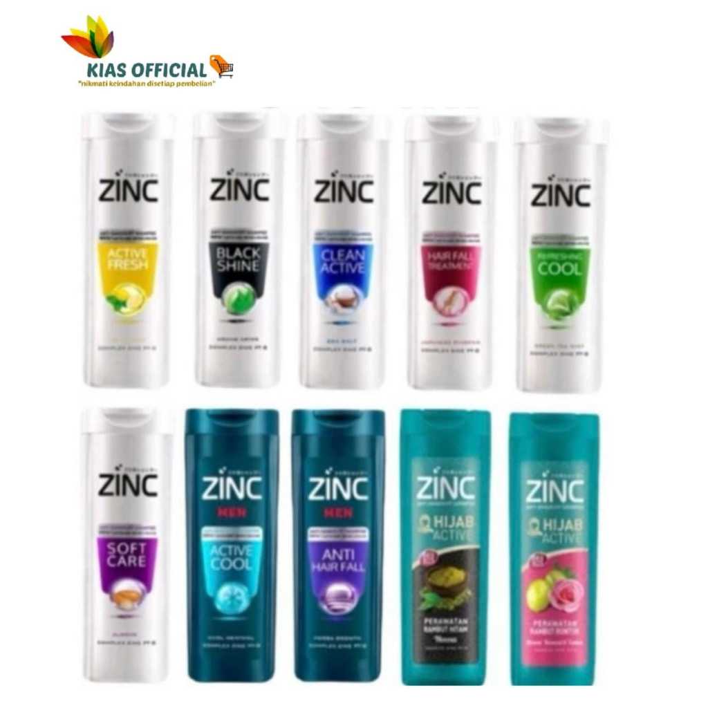 Shampoo Zinc 170ml Botol Besar Aroma Harum