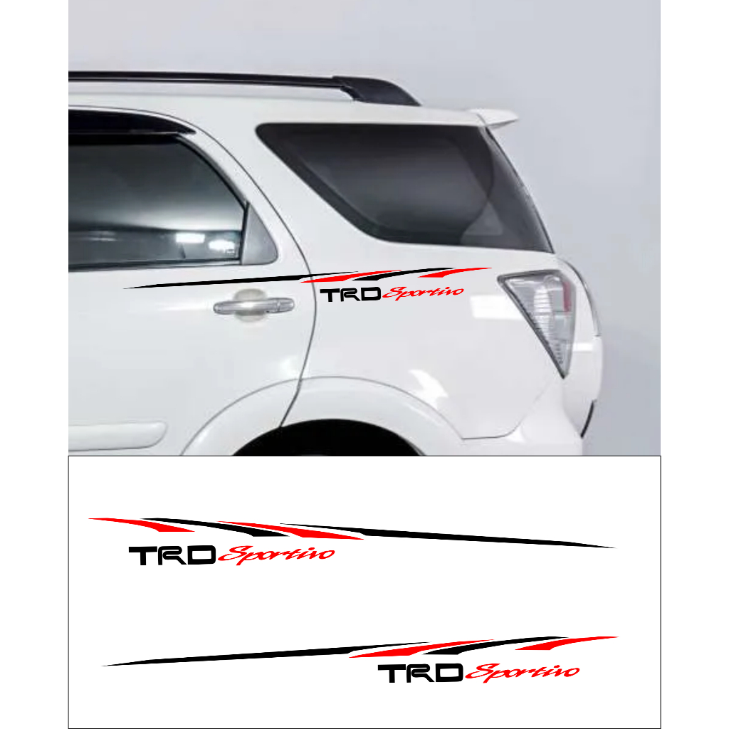 STIKER MOBIL | tiker body mobil TRD Sportivo rush 2016-2020 stiker mobil rush terios car