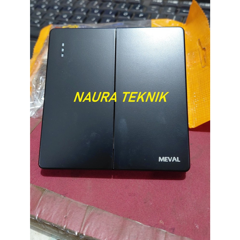 Saklar Meval Seri Black / Saklar Meval Seri Warna Hitam