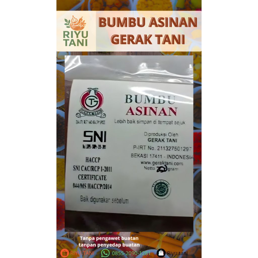 BUMBU ASINAN – GERAK TANI | RIYU TANI